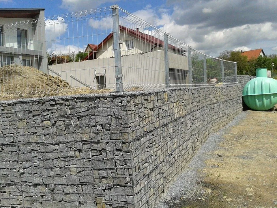 Gabionový plot Praha — fotografie 5