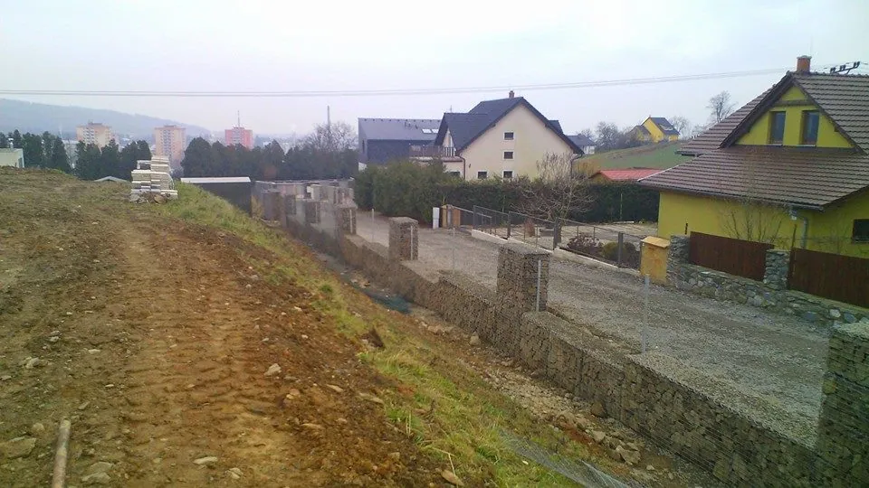 Gabionový plot Šumperk — fotografie 7
