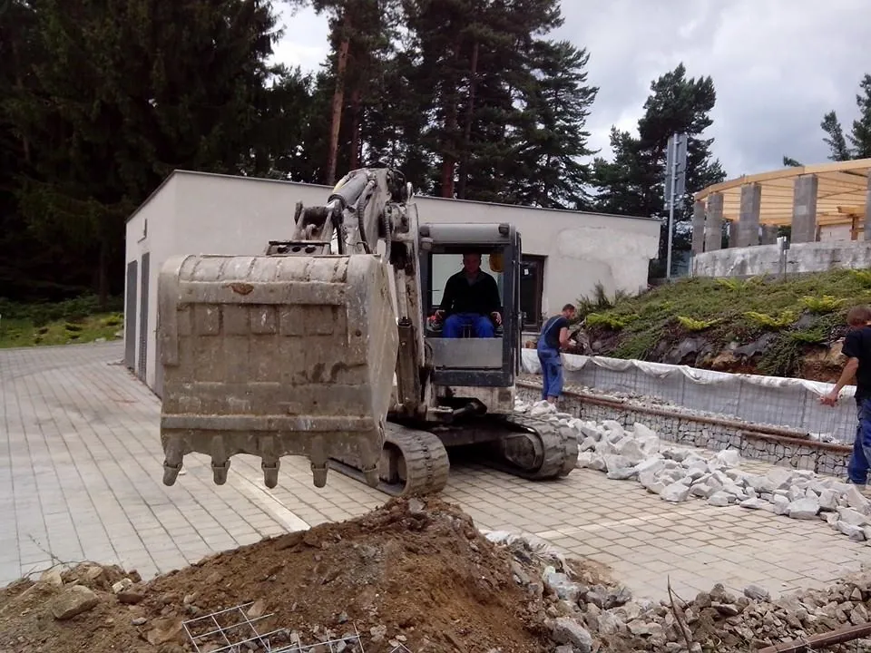 Gabionová opěrná zídka Lipno nad Vltavou — fotografie 3